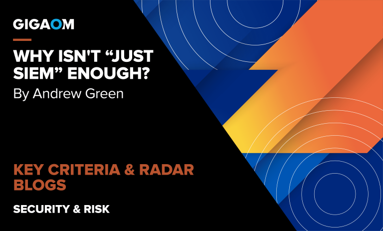 Read more about the article Why isn’t “Just SIEM” Enough?